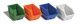 2.75yd 2.5m Cu. Dumpster 4-Pack -- 1 Each: Green, Orange, Blue, White, HO, Busch Gmbh & Co Kg 7753