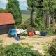 2.75yd 2.5m Cu. Dumpster 4-Pack -- 1 Each: Green, Orange, Blue, White, HO, Busch Gmbh & Co Kg 7753