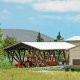 Farm Equipment Shelter -- Laser-Cut Kit - 3-3/4 x 2-5/8 x 1-5/16′ 9.5 x 6.6 x 3.4cm, N, Busch Gmbh & Co Kg 8207
