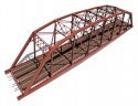 200` Double-Track Heavy-Duty Laced-Parker-Truss Bridge -- Kit - 28-1/4 x 4-3/4` 71.8 x 12.1cm, HO, Central Valley 1900