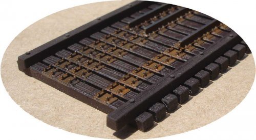 Bridge Ties - 25′ Stringers -- Code 70 or 83 Dual Gauge, HO, Central Valley 19098