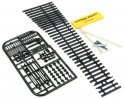 CVT Curvable Switch Kit -- Code 83 5 Left, HO, Central Valley 2581
