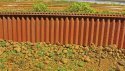 Flexible Steel Cribbing Sheet -- Medium for HO Scale: 3-3/4 x 12′ 9.5 x 30.5cm, All Scales, Chooch Enterprises 8514