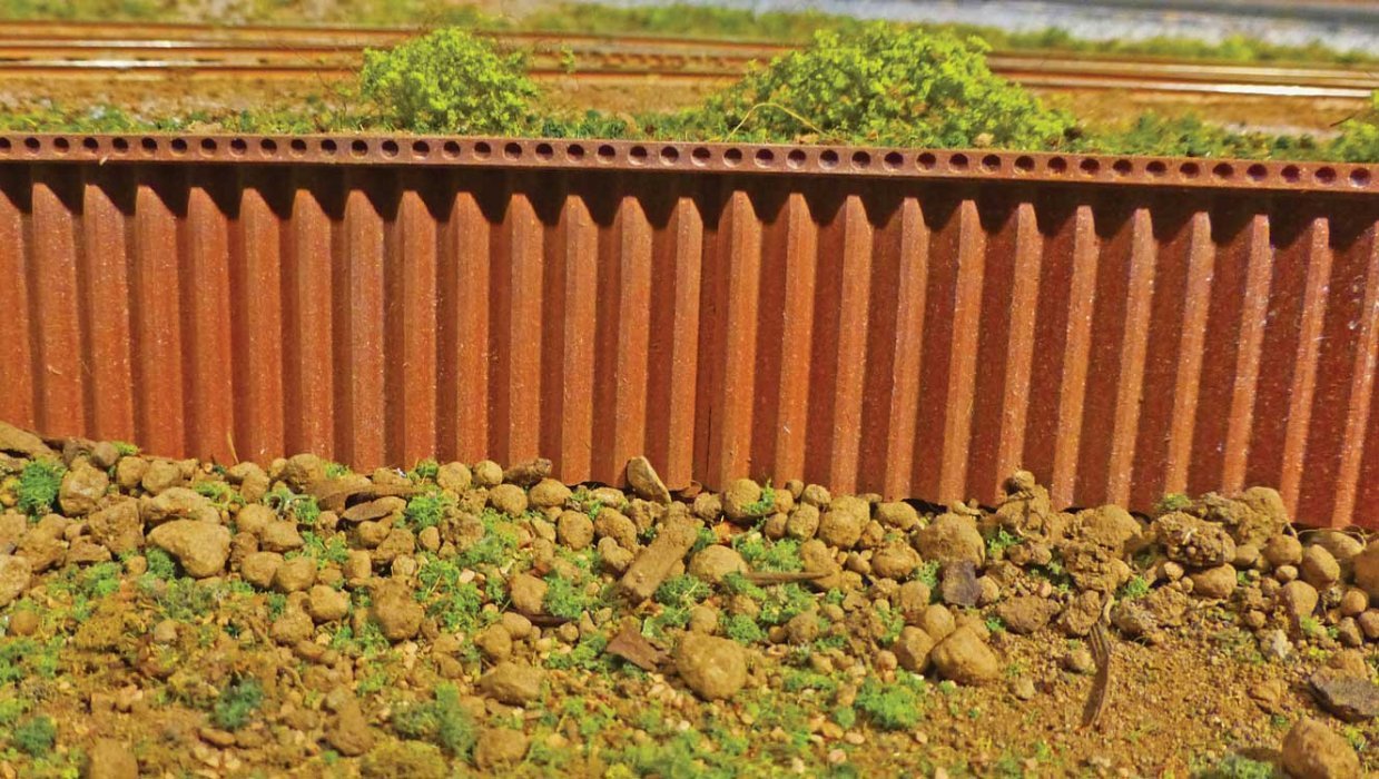 Flexible Steel Cribbing Sheet -- Medium for HO Scale: 3-3/4 x 12′ 9.5 x 30.5cm, All Scales, Chooch Enterprises 8514