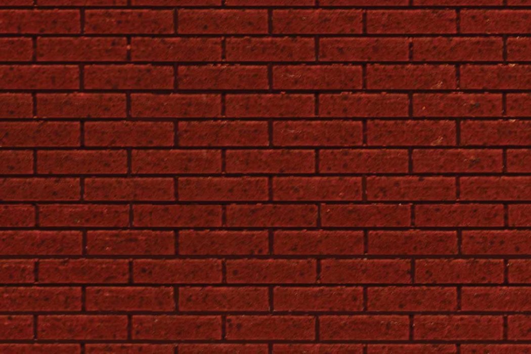 Flexible Dark Red Brick Pavers Sheet pkg(2) -- Medium for HO Scale: 3-3/4 x 12′ 9.5 x , All Scales, Chooch Enterprises 8669
