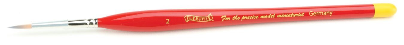 Precision Paint Brush - Flex-I-File(R) -- 2, All Scales, Profile Accessories Inc. BR2