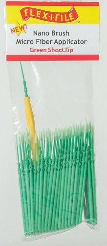 Nano Brush Bulk Pack -- Short Tip (green) pkg(100), All Scales, Profile Accessories Inc. N934001B