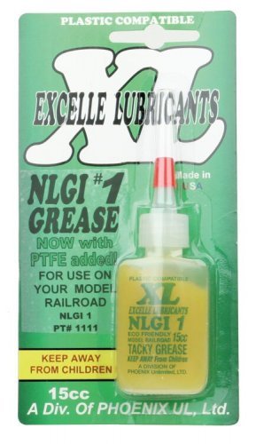 XL NLGI PTFE Grease 1 -- 1/2oz 14.8mL, All Scales, Excelle Lubricants 1111