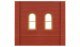 Modular Building System(TM) -- Dock Level Wall Sections w/Arched Windows - Kit, HO, Design Preservation Models 30103