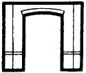 Modular Building System(TM) -- Street Level Wall Sections w/Open Arch - Kit, HO, Design Preservation Models 30107