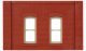 Modular Building System(TM) -- One-Story Wall Sections w/Rectangular Windows - Kit, HO, Design Preservation Models 30130