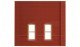 Modular Building System(TM) -- Street Level Wall Sections w/Rectangular Windows - Kit, HO, Design Preservation Models 30134