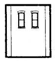 Modular Building System(TM) -- Two-Story Wall Sections w/2 2nd-Story Rectangular Wind, HO, Design Preservation Models 30139