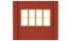 Modular Building System(TM) -- Dock Level Wall Sections w/Victorian Window - Kit, HO, Design Preservation Models 30143