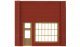 Modular Building System(TM) -- Street Level Wall Sections w/Steel Sash Entry - Kit, HO, Design Preservation Models 30171