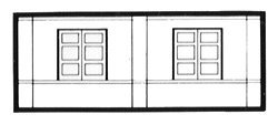 N Scale Modulars System(TM) (Plastic) -- Dock Level Freight Door pkg(3) 3-1/2′ Wide x , N, Design Preservation Models 60105
