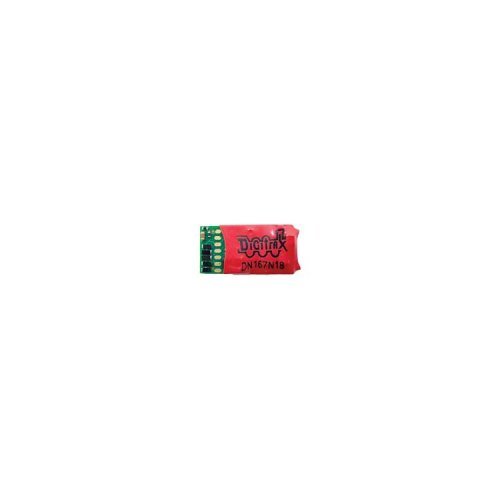 DN167N18 High-Capacity Control-Only DCC Decoder -- With Next18 Interface, 6 Functions, N, Digitrax DN167N18
