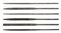 5 1/2′ Long, Cut 2 Needle Files -- 6 Assorted Set, Carded, All Scales, Excel Hobby Blades Corp. 55667