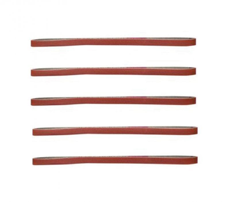 Replacement belts for sanding sticks -- 600 Grit (black) pkg(5), Carded (Use w/, All Scales, Excel Hobby Blades Corp. 55684