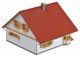 Romantic Single Family Home -- 5 x 5′ 12.7 x 12.6cm, HO, Faller Gmbh 130301