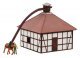 Rahden Horse-Driven Mill -- Laser-Cut Kit - 14 x 8.5 x 9cm, HO, Faller Gmbh 130582