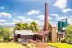 Old Brickworks -- 9-13/16 x 8-13/16 x 13-5/8′ (24.5 x 22 x 34cm), HO, Faller Gmbh 130952