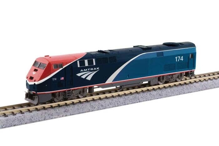 GE P42 Genesis - Sound and DCC -- Amtrak Phase VII 174 (Phase VII, blue, red, white), N, Kato USA Inc 1766041S