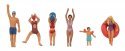 Bathing and Swimming -- pkg(6), HO, Faller Gmbh 151687