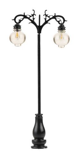 LED Streetlight -- Pendant Luminaires, 2-15/16′ 7.5cm Warm White pkg(1), HO, Faller Gmbh 180215
