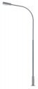 LED Streetlight -- Single-Arm Curved Mast, 3-11/16′ 9.4cm Cool White pkg(1), HO, Faller Gmbh 180219