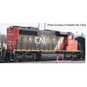 GMD SD40-2W - LokSound 5 and DCC -- Canadian National 5362 (black, red, white, CNNA Map Logo, No Dynamics, Stro, HO, Bowser Manu