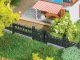 Wrought-Iron Fence w/Pillars -- 5 Different Styles, HO, Faller Gmbh 180417