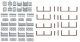 Villa Fence -- Kit - 76-1/4′ 193.6cm Total (gray), HO, Faller Gmbh 180426