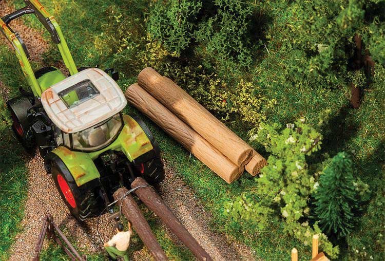 Tree Trunks -- pkg(16), HO, Faller Gmbh 180986