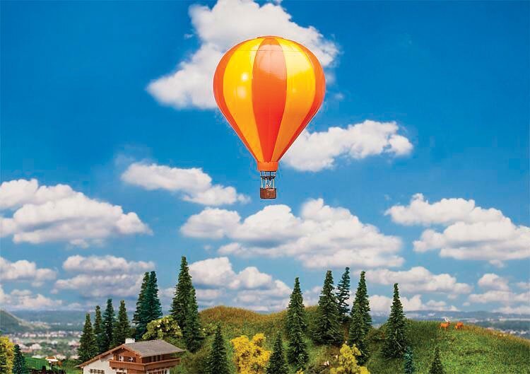 Hot-Air Balloon - Kit -- 9.7cm Diameter, 13.5cm Tall, N, Faller Gmbh 232390