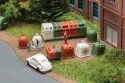 Recycling Container Set - Kit -- 8 Containers, N, Faller Gmbh 272567