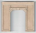 Single-Track Concrete Tunnel Portal - Laser-Cut Wood Kit -- 3 x 2-3/4 x 1/4′, N, GCLaser 9107