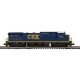 GE Dash 8-40CW - 2-Rail - Sound and DCC - ProtoSound 3.0 - Trainman(TM) -- CSX 7788 (YN3c, blue, yellow, Website Logo), O, Atlas