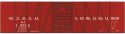 Railroad Decal Set -- Georgia Railroad USRA 40′ Single-Sheathed Boxcar, N, Tichy Train Group 10167N