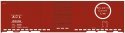 Railroad Decal Set -- Atlantic Coast Line 40′ Steel Boxcar (Circle Logo, Dashed Line Frame), HO, Tichy Train Group 10197