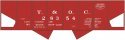 Railroad Decal Set -- Toledo and Ohio Central NYC USRA 2-Bay Hopper (Boxcar Red Car), HO, Tichy Train Group 10277