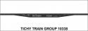 Railroad Decal Set -- Southern Railway 53`6` Steel Flatcar (black car), HO, Tichy Train Group 10338