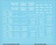 Railroad Decal Set -- Generic 2-Bay Steel Hopper Data (white lettering), N, Tichy Train Group 10387N