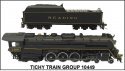Railroad Decal Set -- Reading T-1 4-8-4 Steam Locomotive, HO, Tichy Train Group 10449