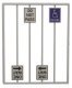 Miscellaneous Road Signs -- pkg(8), O, Tichy Train Group 2068