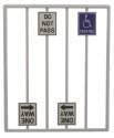 Miscellaneous Road Signs -- pkg(8), O, Tichy Train Group 2068