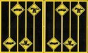 Firehouse and Low Vehicle Warning Signs -- 8 Signs, 4 Each of 2 Styles, O, Tichy Train Group 2084