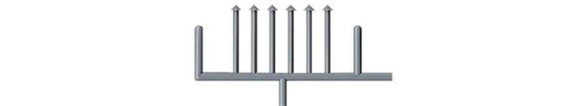 10′ Stove Chimney Pipe -- pkg(18), N, Tichy Train Group 2548