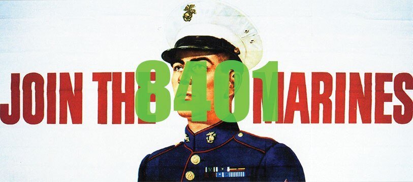 Join the Marines Billboard - Kit, HO, Tichy Train Group 8401