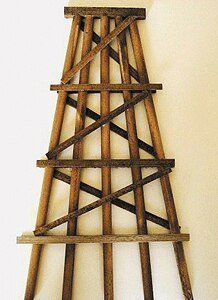 Wood Trestle Bents - Assembled -- Large - 7′ 17.8cm Tall pkg(5), HO, Grand Central Scenery TB3